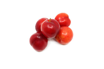 fresh and delicious plums