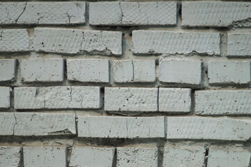 White brick wall 
