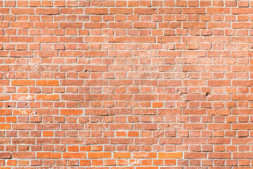 Naklejka na ściany i meble Old and dirty red brick background