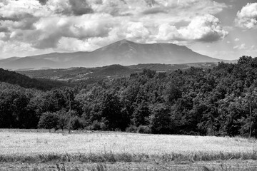 Mountain Rtanj (1,565 m) in eastern Serbia, famous for its pyramidal shape