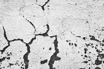 Texture of a concrete wall with cracks and scratches which can be used as a background