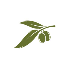 Olive logo template vector icon illustration