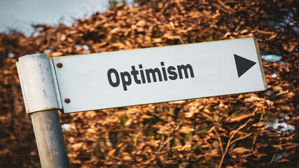 Street Sign to Optimism