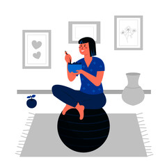 Illustration concept healthy life 