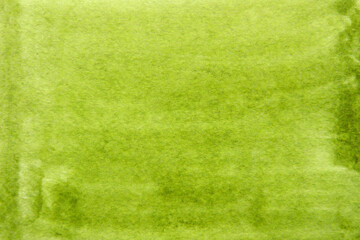 Light green painted watercolor full frame, use as background, backdrop