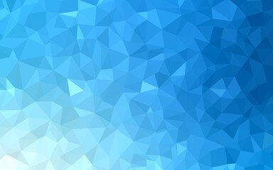 Light BLUE vector abstract polygonal pattern. Elegant bright polygonal illustration with gradient. Textured pattern for your backgrounds.