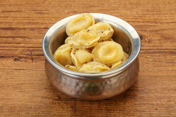 Dumplings with meat and spices