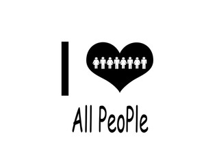 I love all people