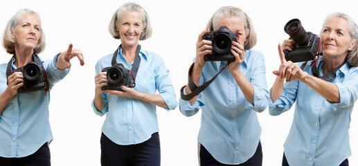 Collage of Senior photographer