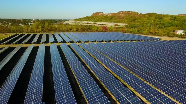 270 Degree View of Solar Farm