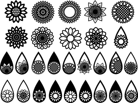 Free Free Free Flower Earring Svg SVG PNG EPS DXF File
