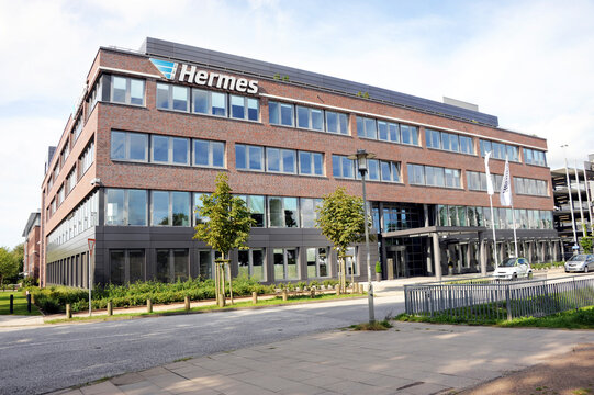 Hamburg / Germany - September 11, 2011: Headquarters of Hermes GmbH in Hamburg, Germany - Hermes is a German parcel delivery company owned by the retail company Otto GmbH