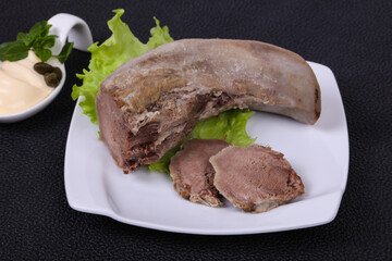 Gurmet pork tongue snack