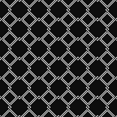 Seamless abstract geometric pattern of tile. With elements of weave and rhombuses.