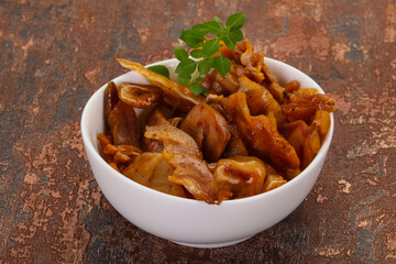 Pork ear snack