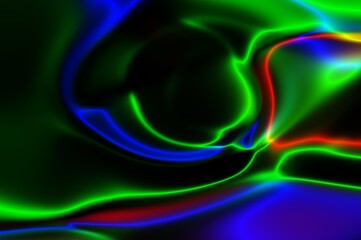 abstract colorful background with bright neon lines