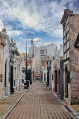 Buenos Aires, Argentina: La Recoleta Cemetery (Cementerio de la Recoleta) historic mausoleums