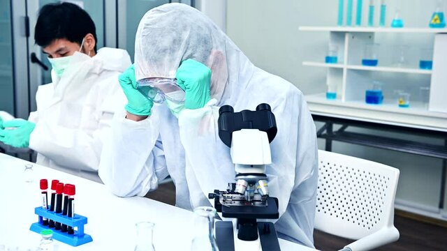 Scientist fail and unsuccessful on vaccine test. Asian Doctor team has researching and working on Coronavirus cure in the laboratory.