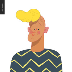 Bright characters portraits