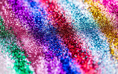 party, texture and holidays concept - multicolored glitters or sequins background
