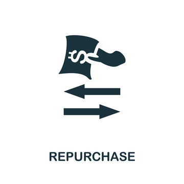 Repurchase icon. Simple element from business management collection. Creative Repurchase icon for web design, templates, infographics and more