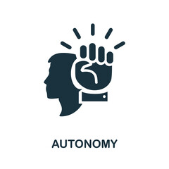 Autonomy icon. Simple element from business management collection. Creative Autonomy icon for web design, templates, infographics and more