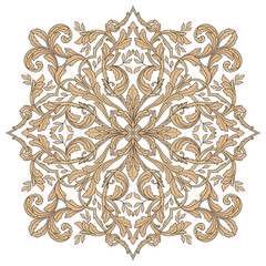 Classical baroque vector of vintage element for design. Decorative design element filigree calligraphy vector. You can use for wedding decoration of greeting card and laser cutting.