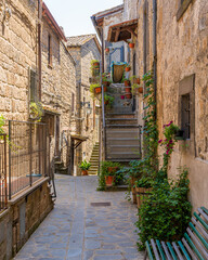 Scenic sight in the village of Civitella d'Agliano, Province of Viterbo, Lazio, Italy.