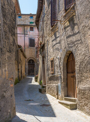 Scenic sight in the village of Civitella d'Agliano, Province of Viterbo, Lazio, Italy.