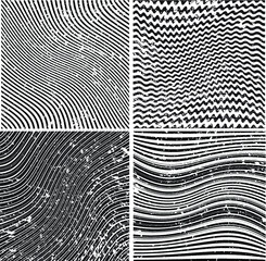 Grunge stripes vector background textures