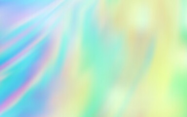 Obraz premium Light Blue, Green vector colorful blur background. A completely new colored illustration in blur style. New way of your design.