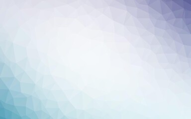 Obraz premium Dark Purple vector abstract mosaic pattern. Creative geometric illustration in Origami style with gradient. Completely new template for your banner.