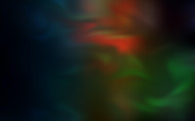 Dark Green, Red vector blurred shine abstract texture. Shining colored illustration in smart style. New style design for your brand book.