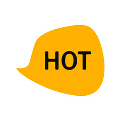 Hot. Eps10 vector stock illustration