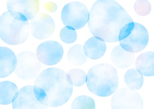 水彩テクスチャの水玉背景 青 Stock Illustration Adobe Stock