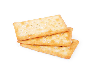 Cracker isolated on white background