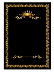 gold crown card