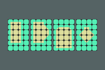 Simple geometric design, vector background.