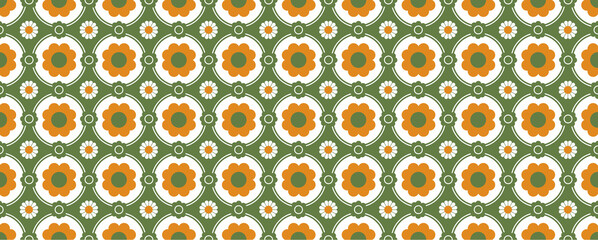 70's retro pattern material vector illustration   © creamfeeder