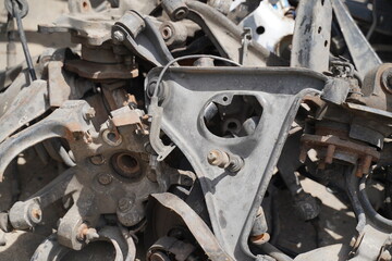 Car's junkyard in Thailand