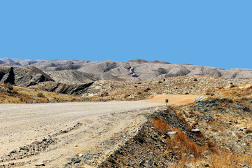 Auf dem weg nach Sossusvlei in Namibia, am Rande des Namib-Naukluft-Nationalpark