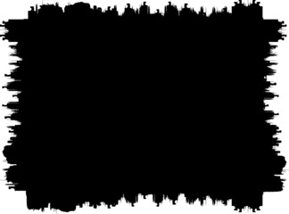 Vector Frames. rectangles for image. distress texture . Grunge Black borders isolated on the background . Dirt effect . geometric shapes for your design