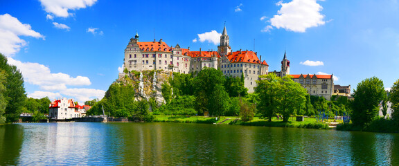 Sigmaringen, Deutschland: Ansicht des ber&uuml;hmten Hohenzollernschloss