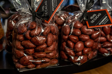Cacao candy transparent pack, great design for any purposes. Sweet food. Tasty food.