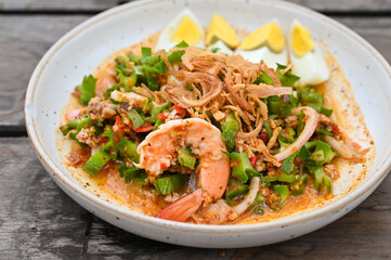 Winged Bean spicy salad - Thai food