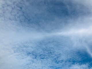 blue sky and clouds