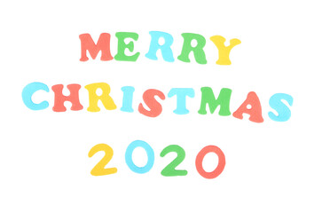 Begriff aus bunten Buchstaben auf weiss