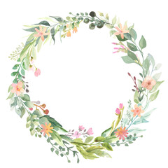 Pre made  collection, frame - cards with pink flower bouquets, leaf branches. Wedding ornament concept. Floral poster, invite. 