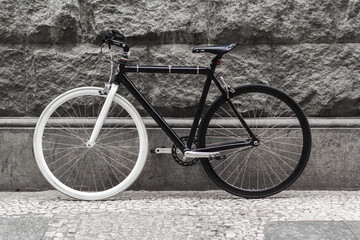 Fototapeta na wymiar Bike no centro de São Paulo.