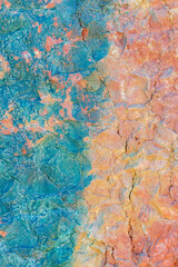 Reddish-Blue Painted Natural Stone Texture